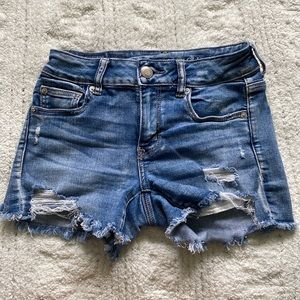 American Eagle mid rise Jean shorts